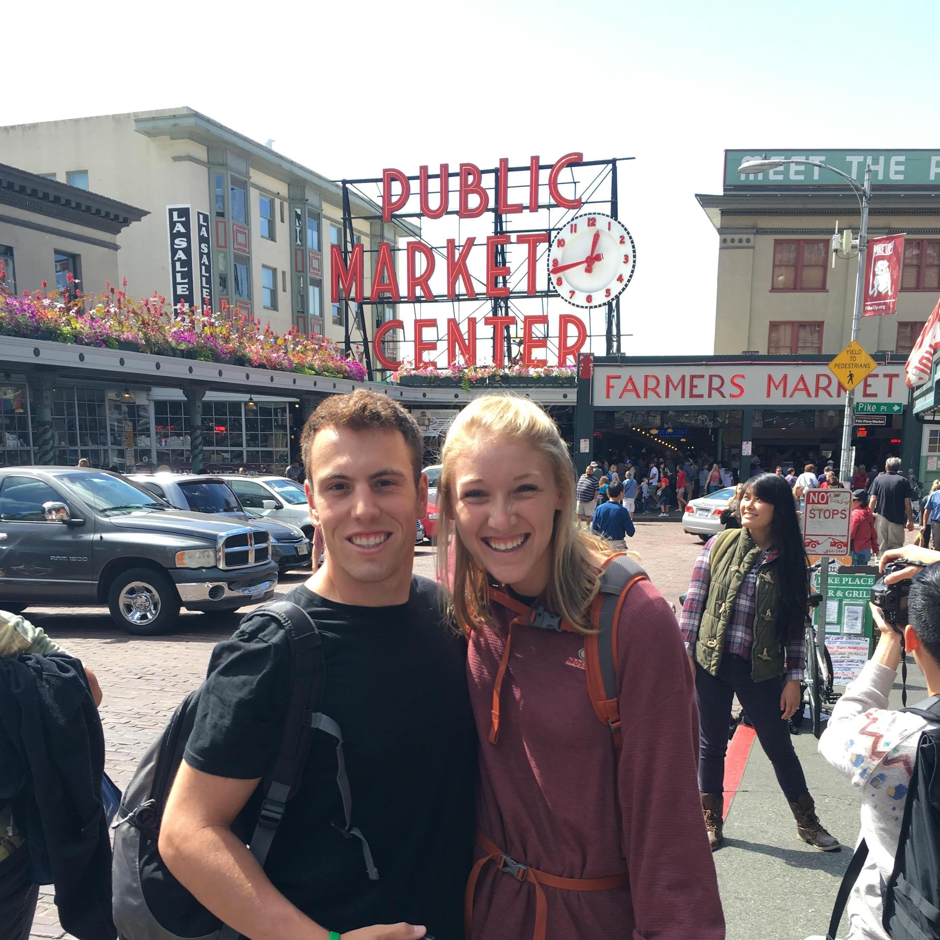 Sam and Sydney in Seattle, circa 2015!