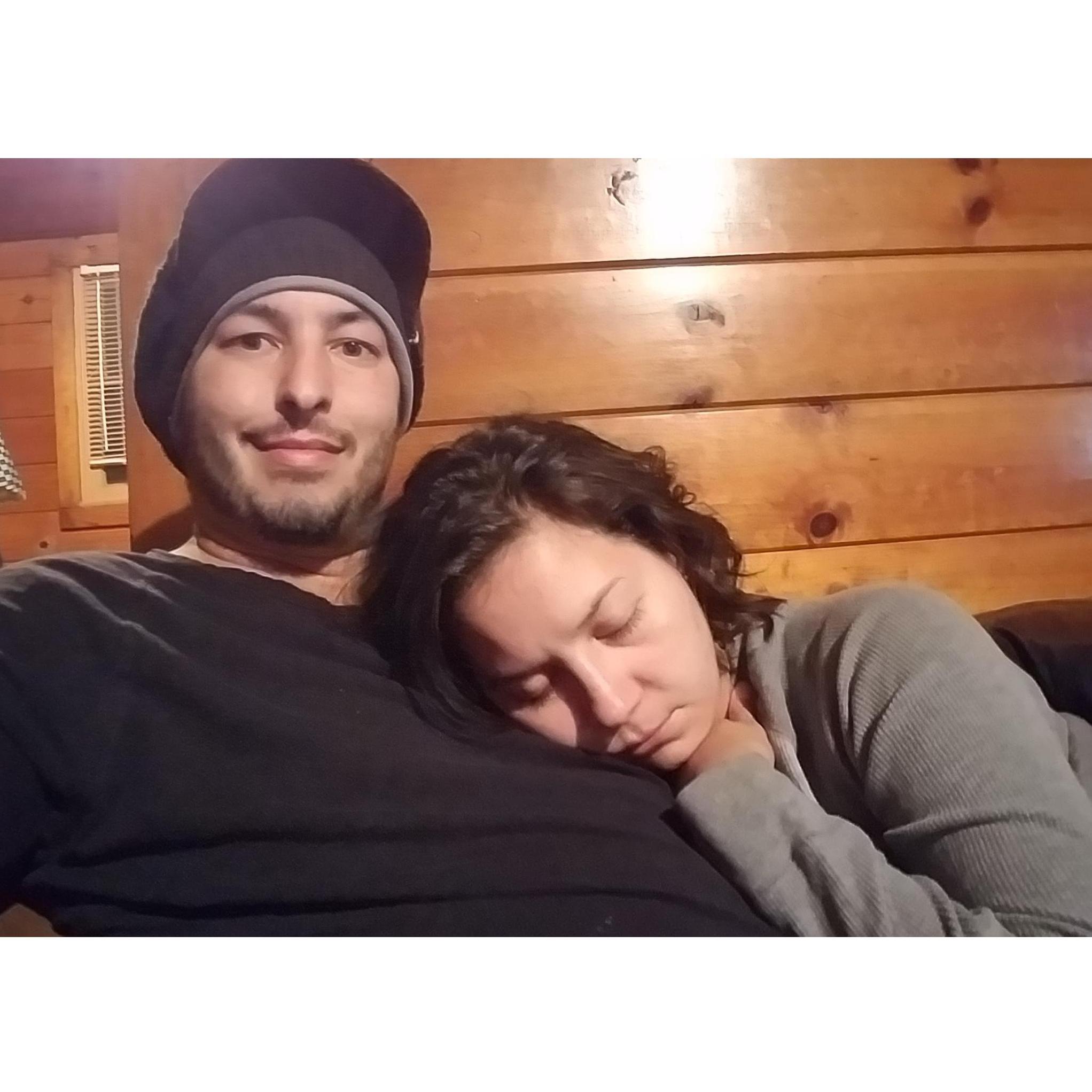 all these adventures make E very, very tired. Its a good thing D is the best pillow ever.