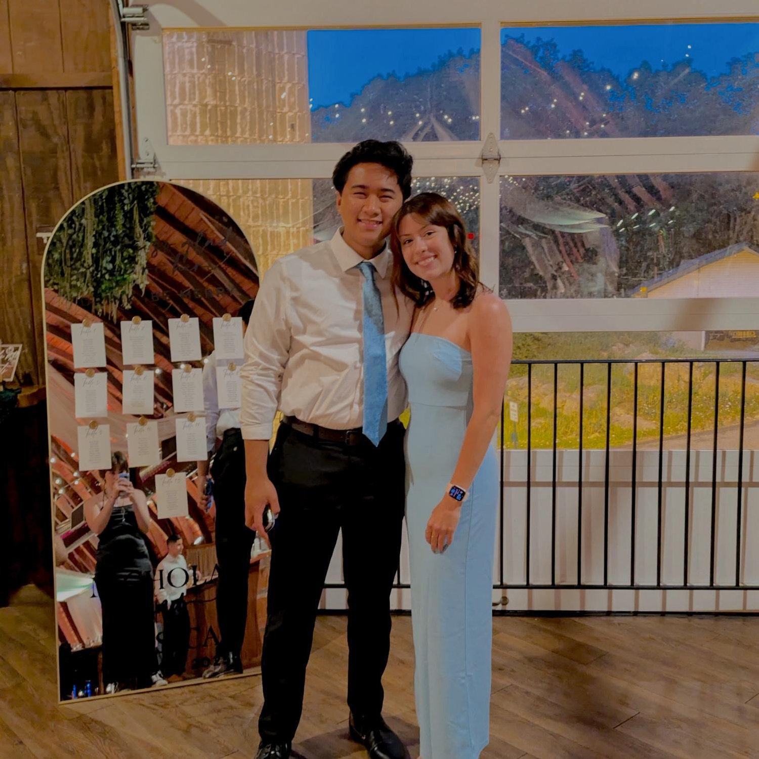At Jess and Nick's wedding!