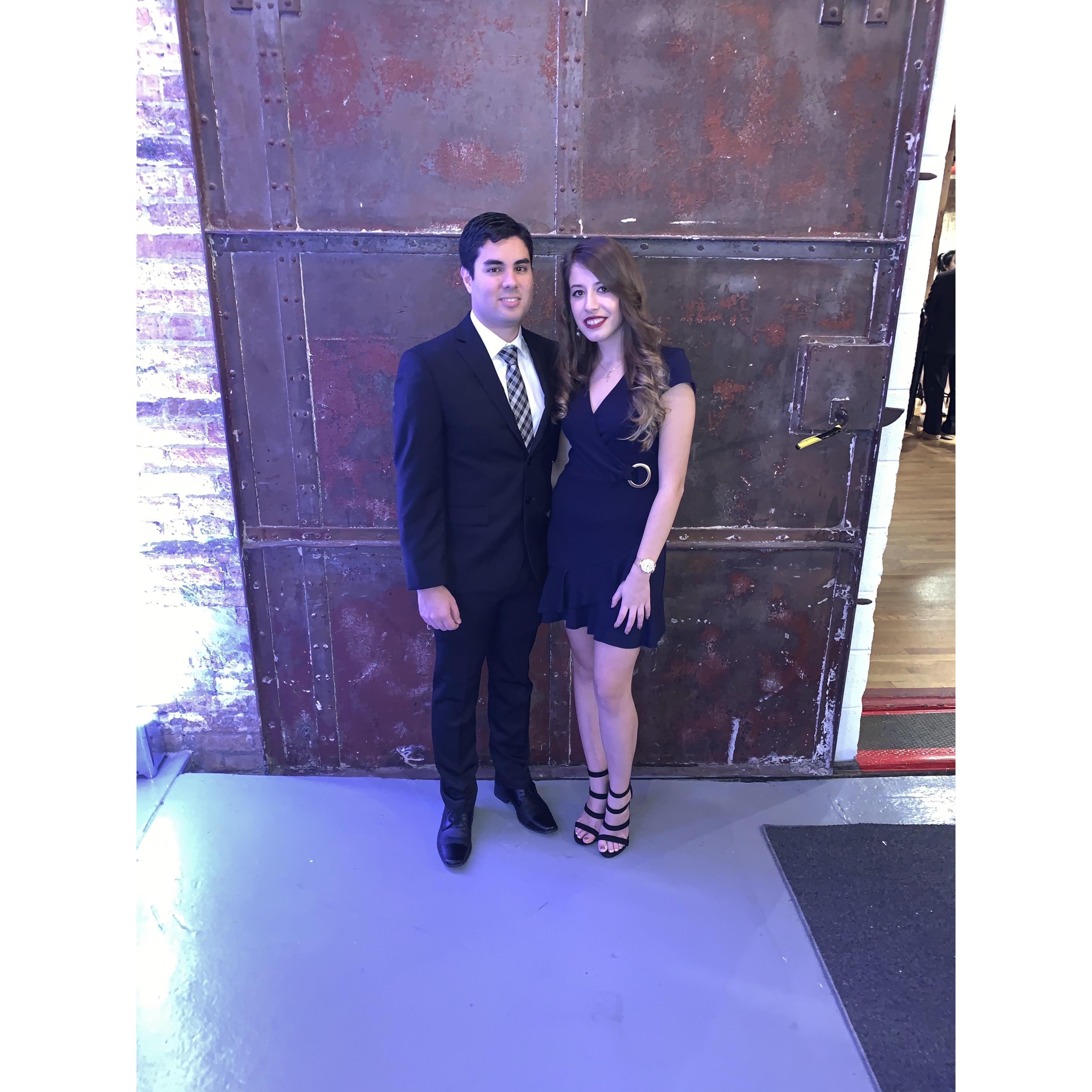 Our second work holiday party together!