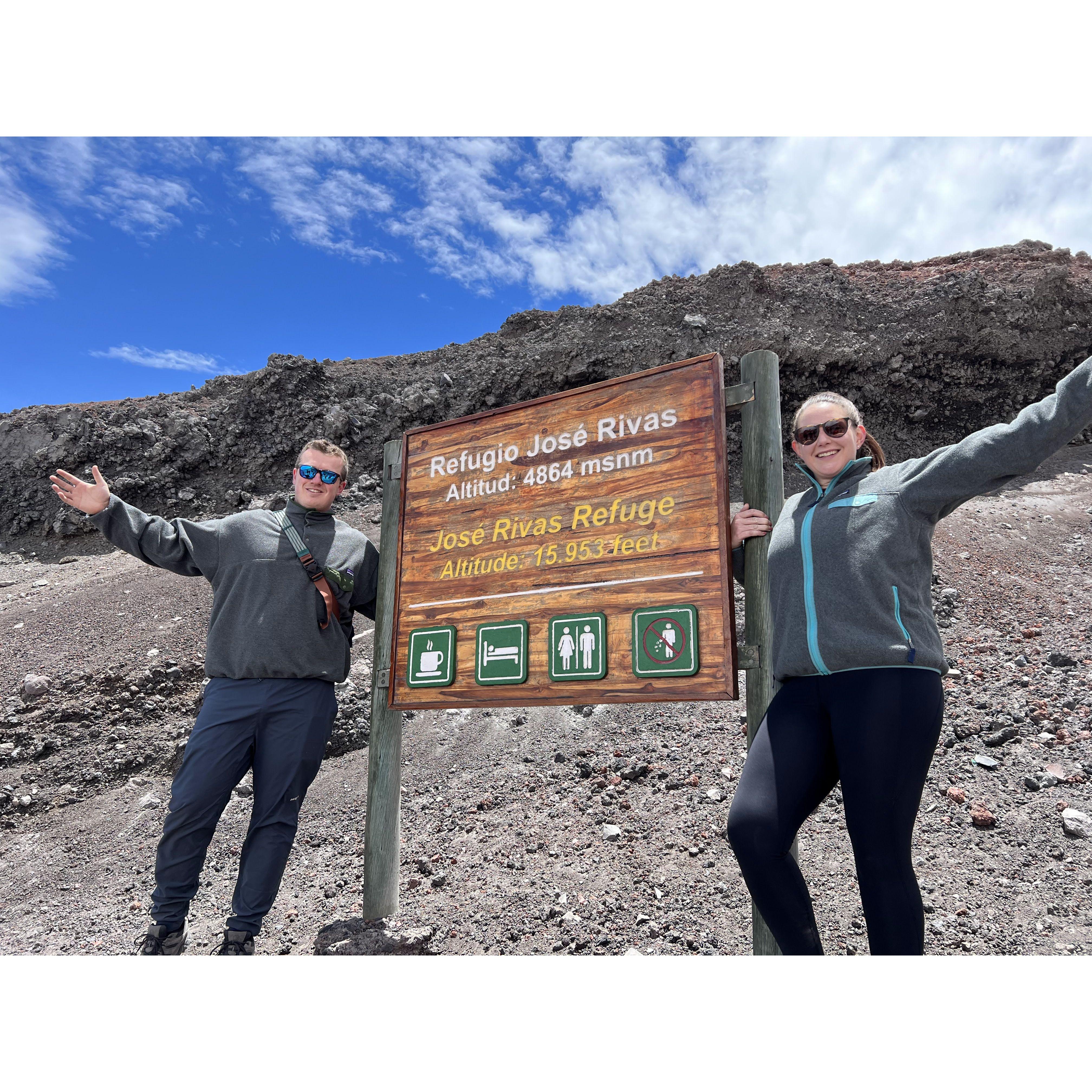 Hiking the Cotopaxi volcano in Ecuador