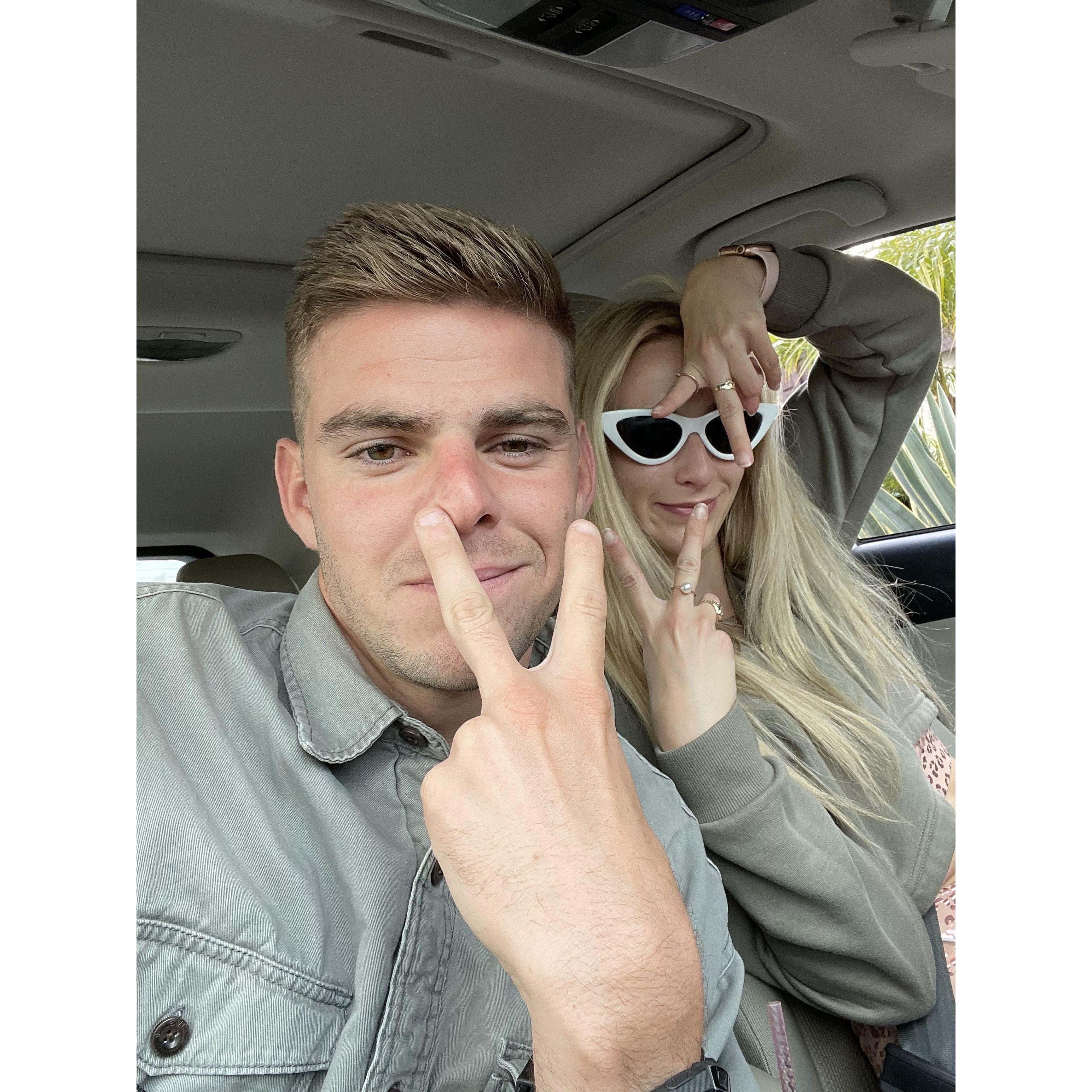 This is our first photo together