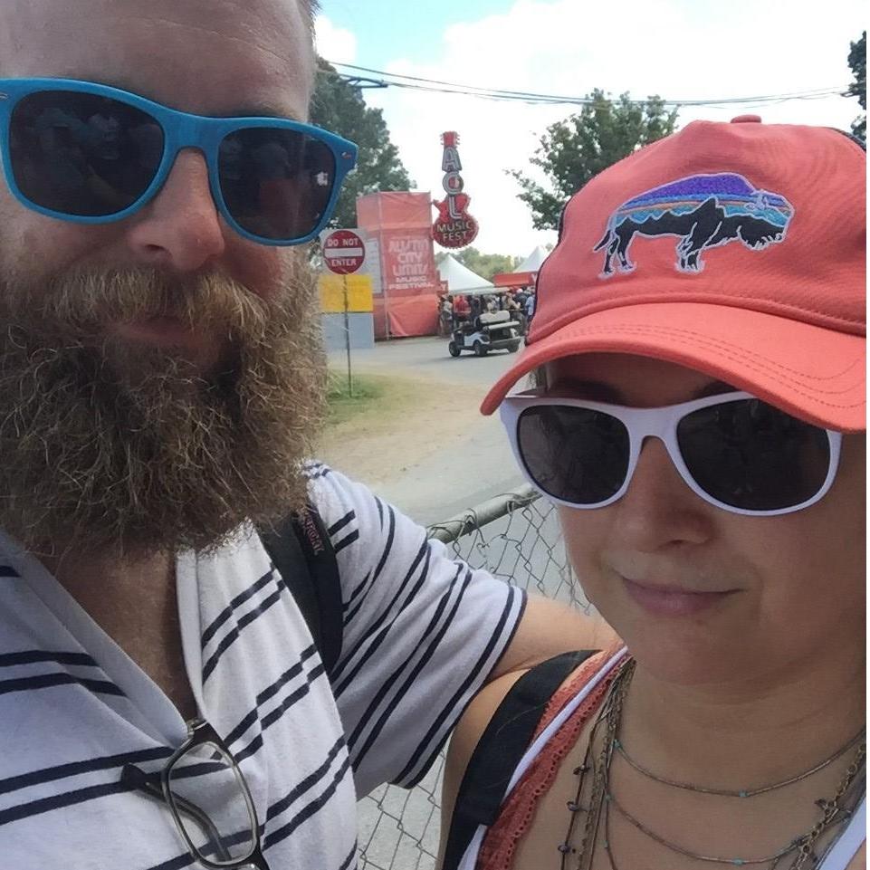 ACL Fest 2017. Dan fresh off the Appalachian Trail.