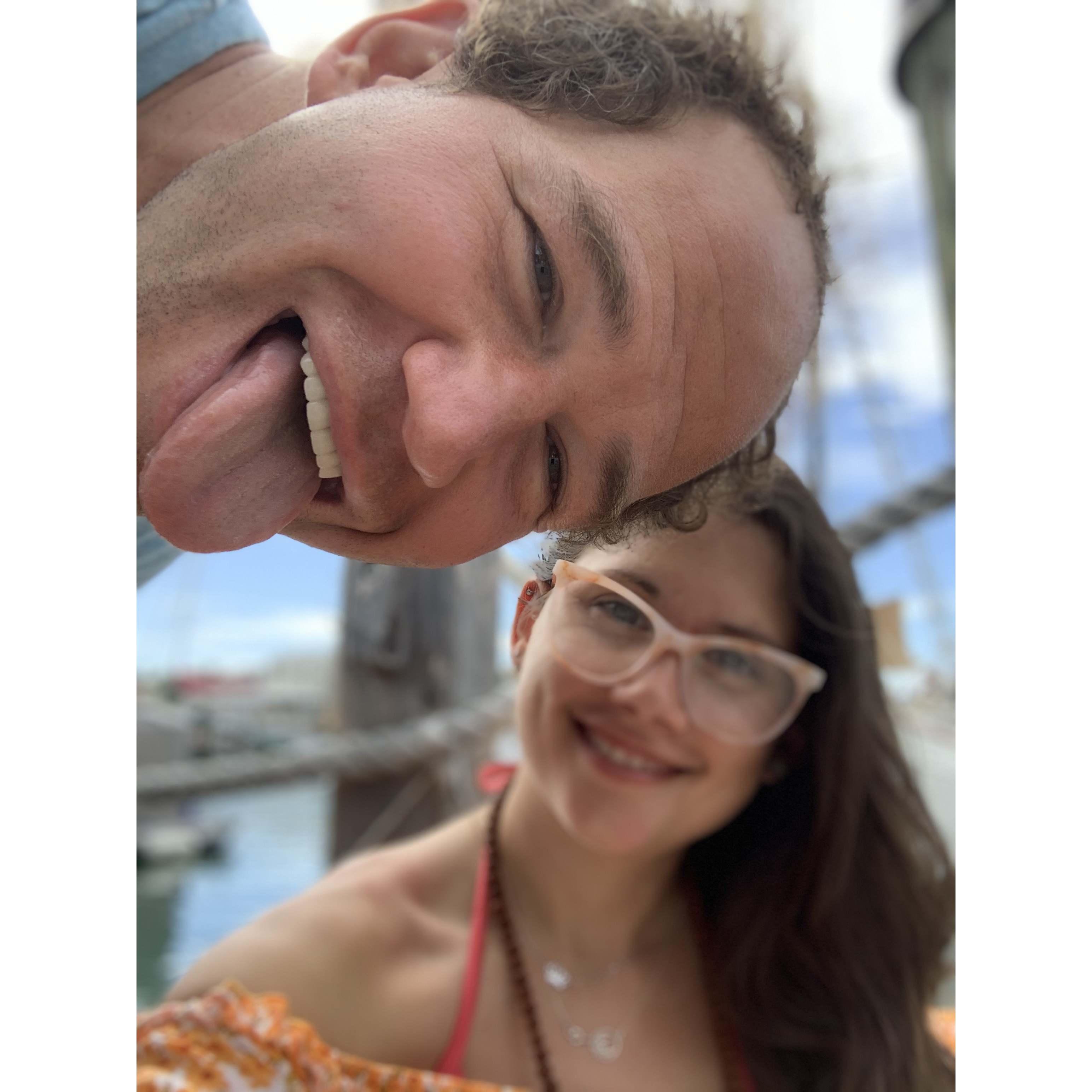 1st unofficial photo together, Key West 2020