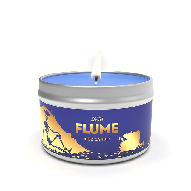 Park Scents Flume Candle - Inspired by The Atmosphere of The Pirates of The Caribbean Ride - Handmade in The USA, Vegan, and Cruelty-Free | 8 oz. Tin