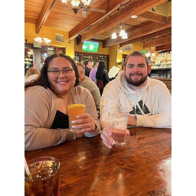 The Dinner after she said yes!