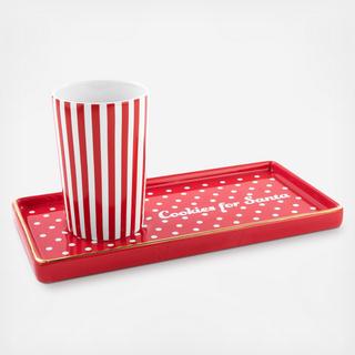 2-Piece Milk & Cookie Set