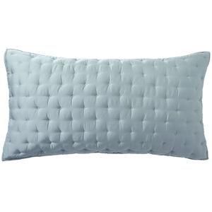 TENCEL™ Tufted Quilted Sham, Riviera Blue, King, Set of 2