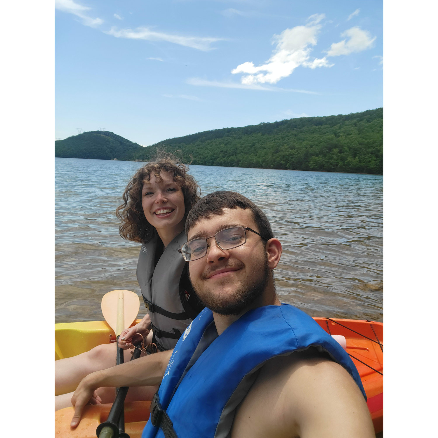 Kayaking at Carvin's Cove