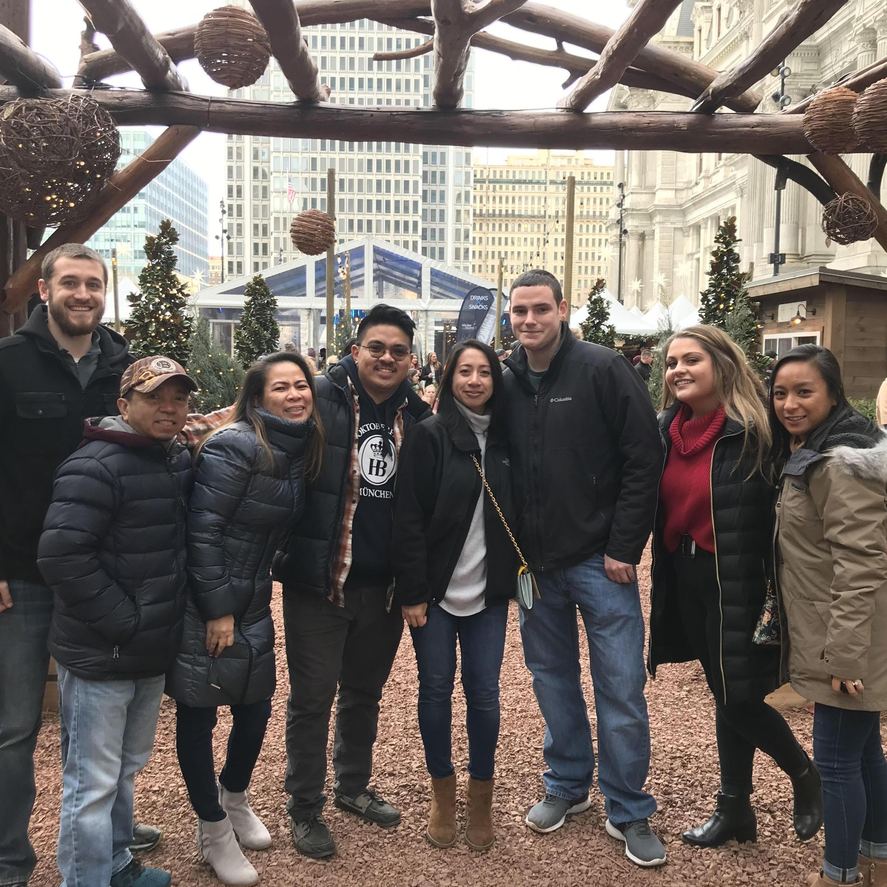 30 November 2019: Philadelphia, PA with the family!
