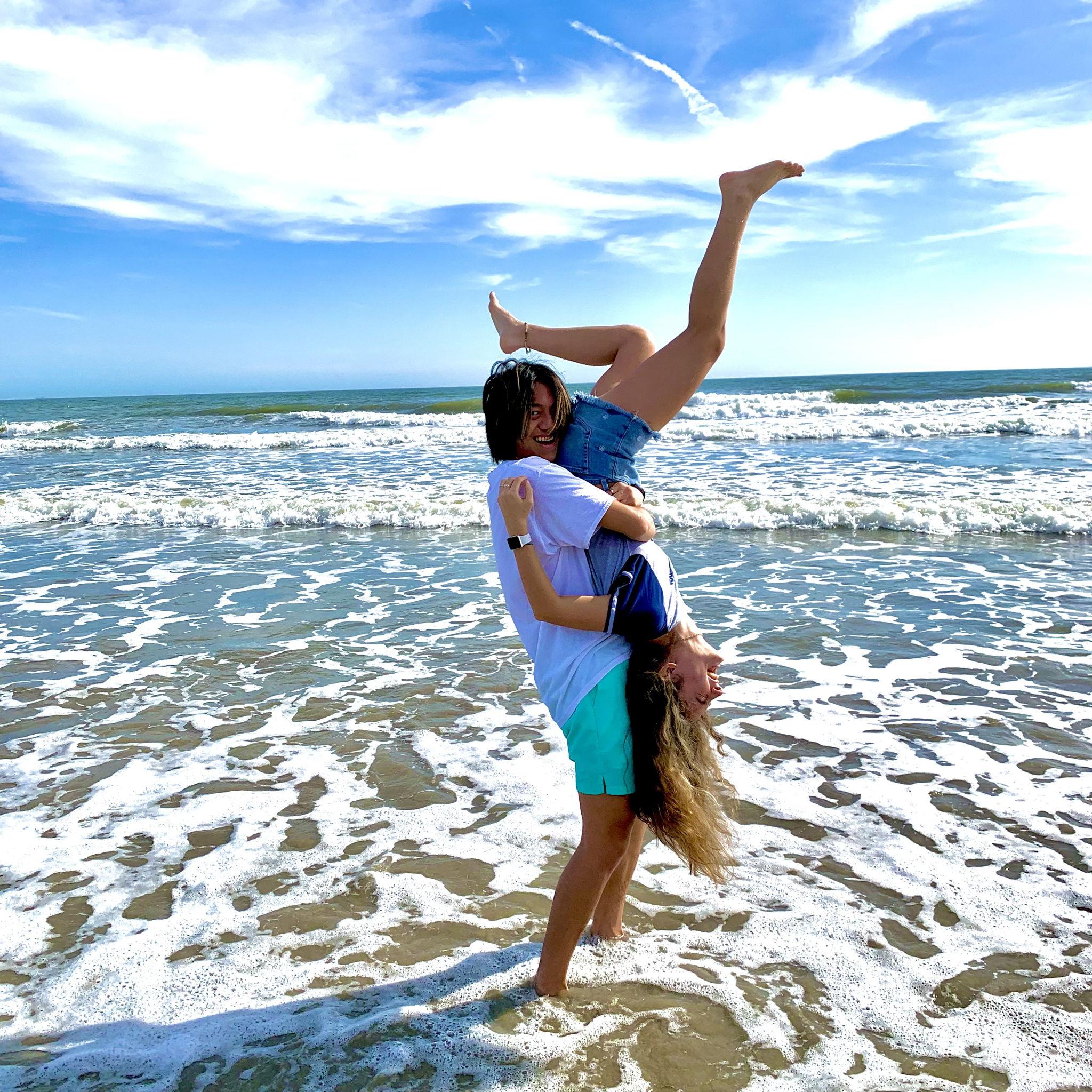We took our first trip together so I could show Peter my old home: Houston! Peter had many firsts, like his first ever plane ride and first time seeing the ocean (even if it was in grimy Galveston).