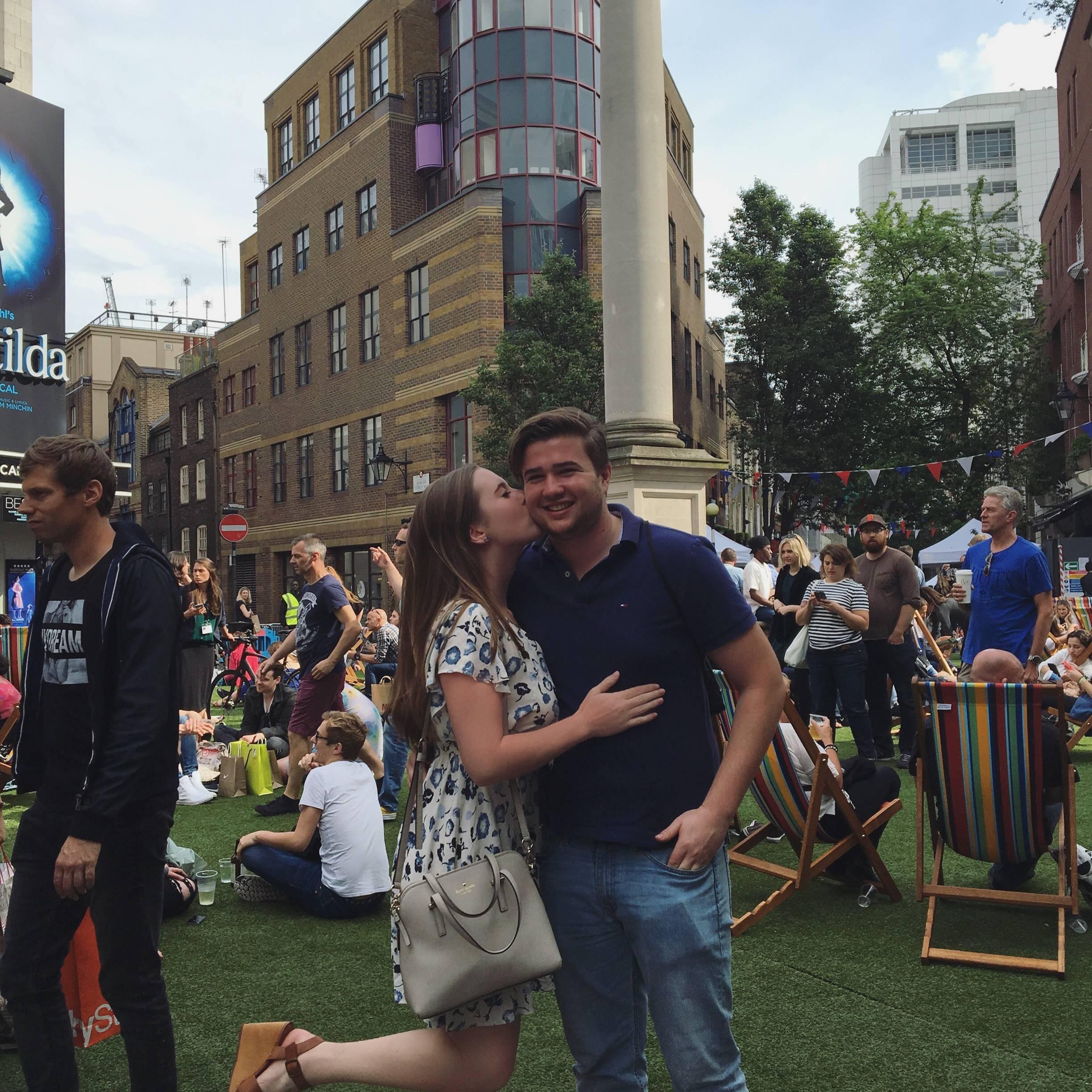 Us in London during Ansley's study abroad
June 2016