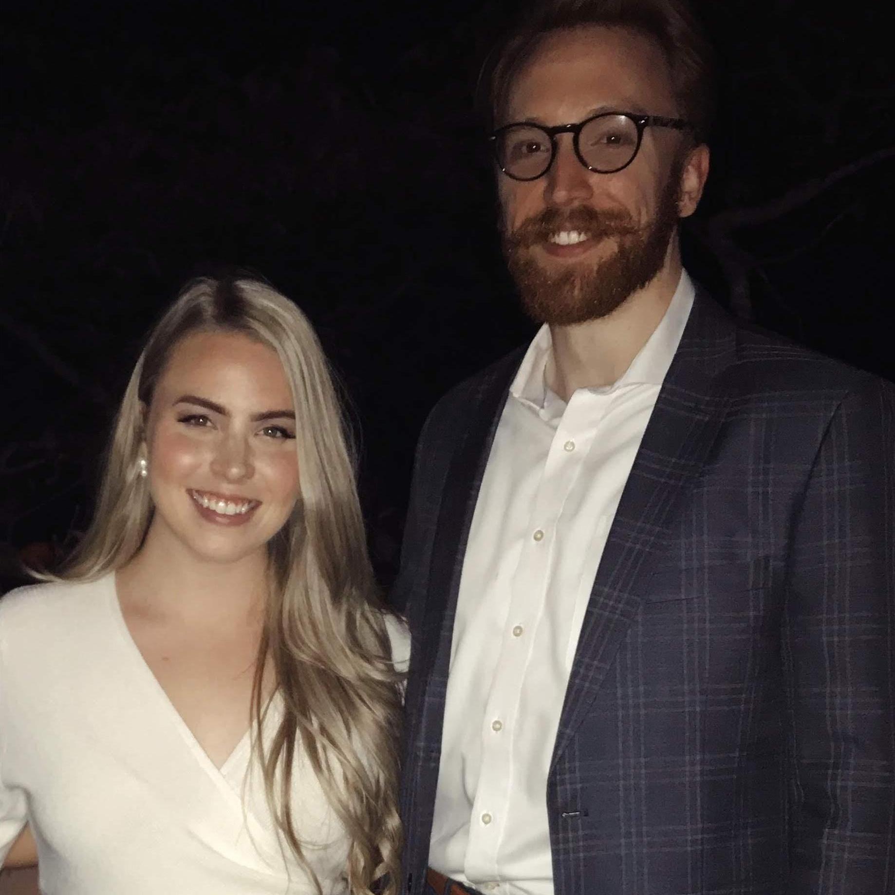 At our engagement party