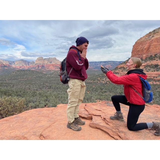 Emily's attempt to propose to Brandon, with snacks!!