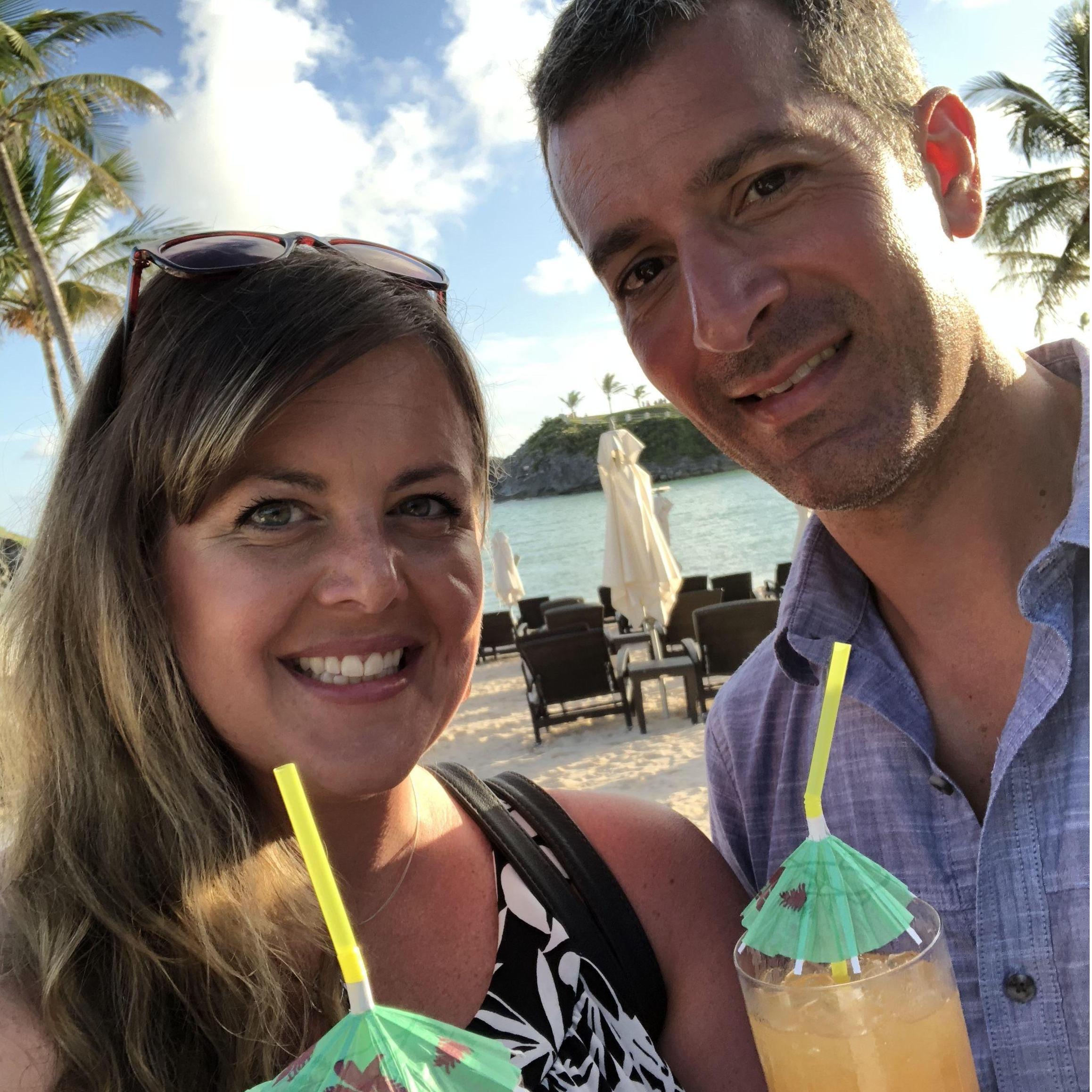 Bermuda for Alicia's cousin's wedding.