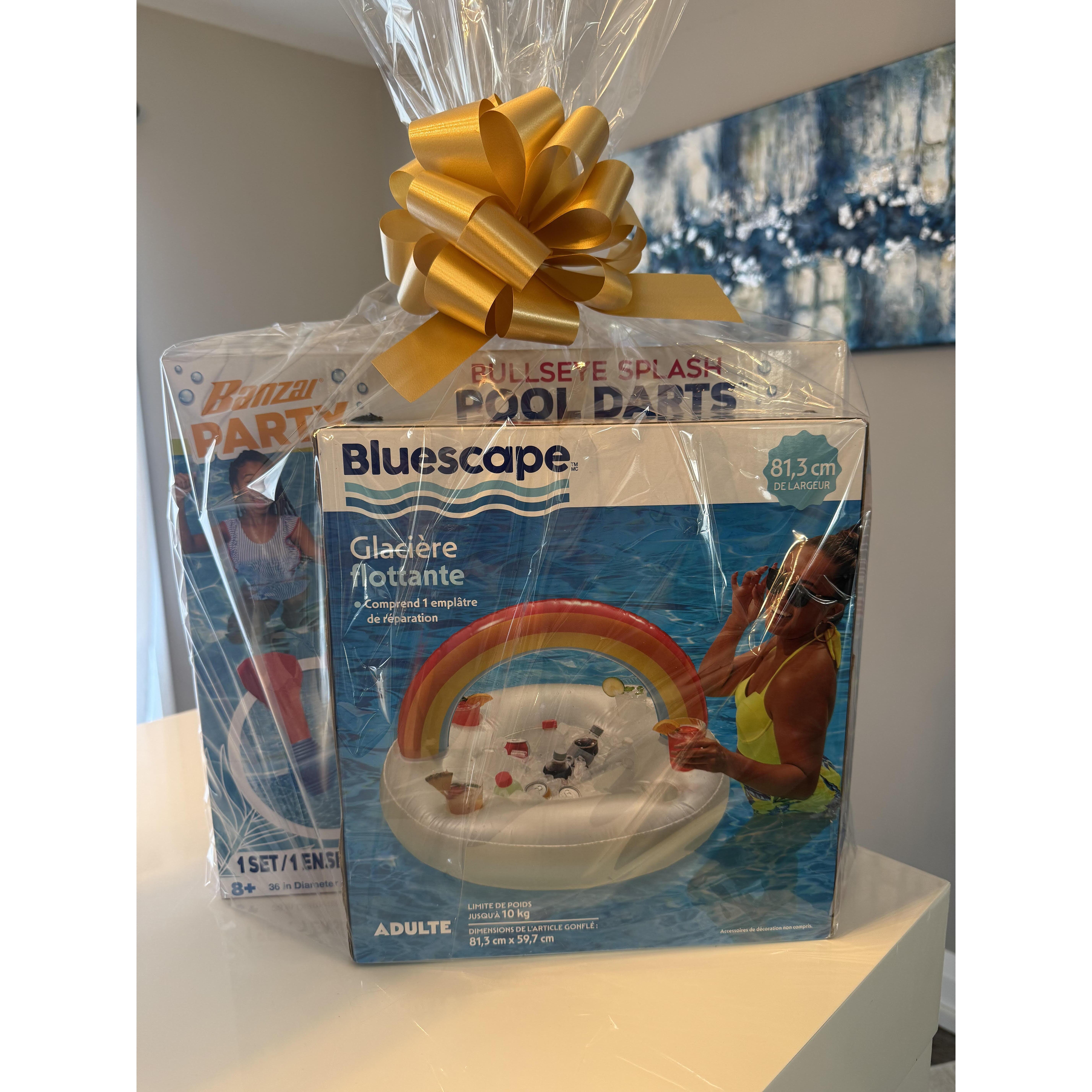 Inflatable Pool Cooler and Game