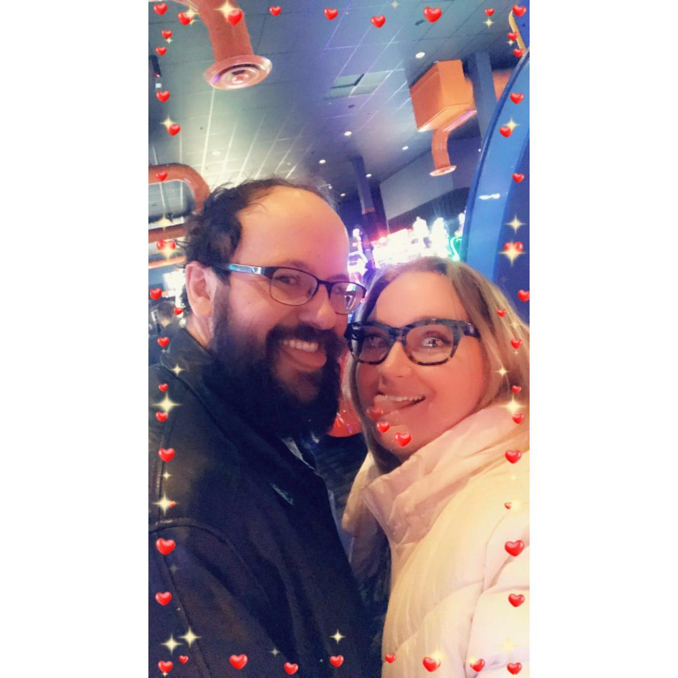 We love taking goofy pictures and laughing together !!!