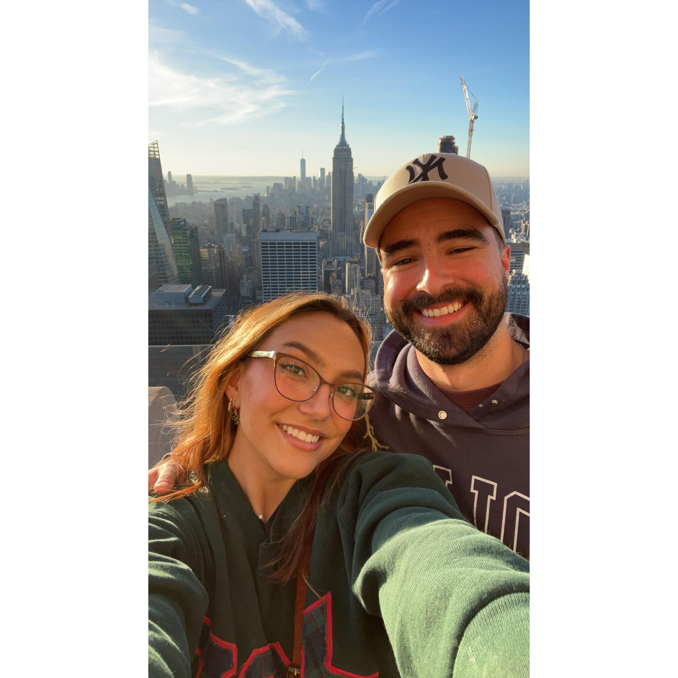 Trip to New York to visit family