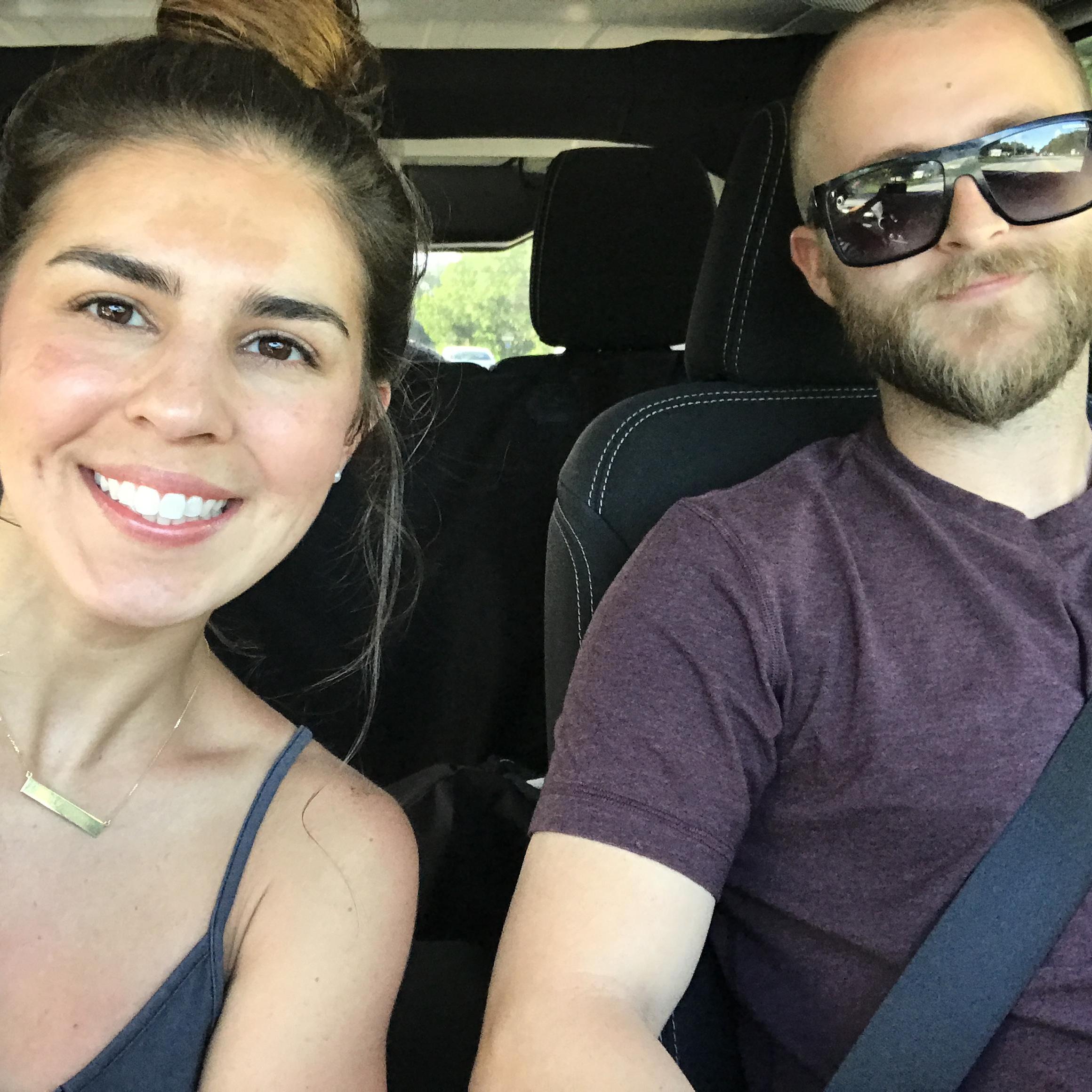 On the way to get engaged but I didn't know it yet!