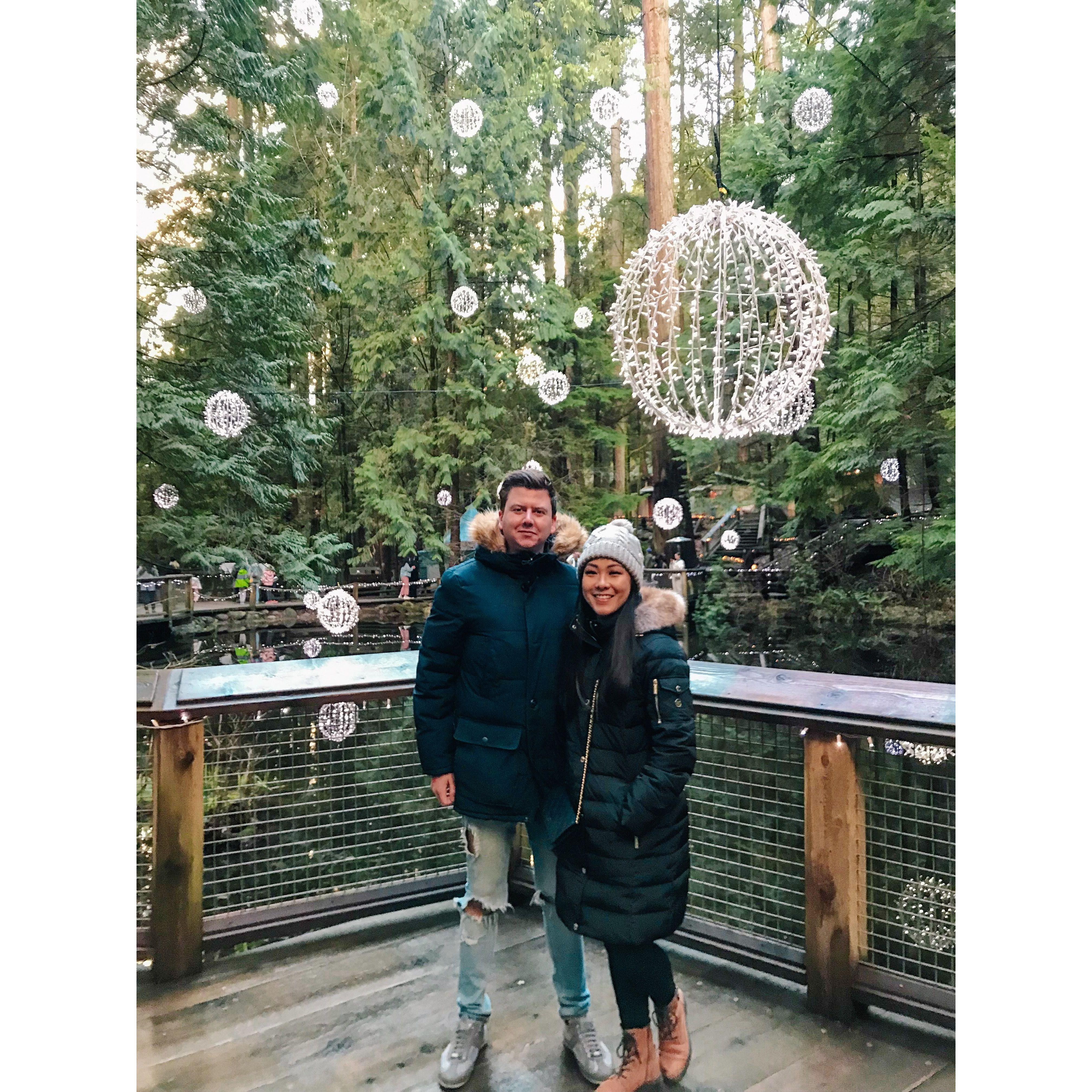 Our first trip we took together to Vancouver in December 2019