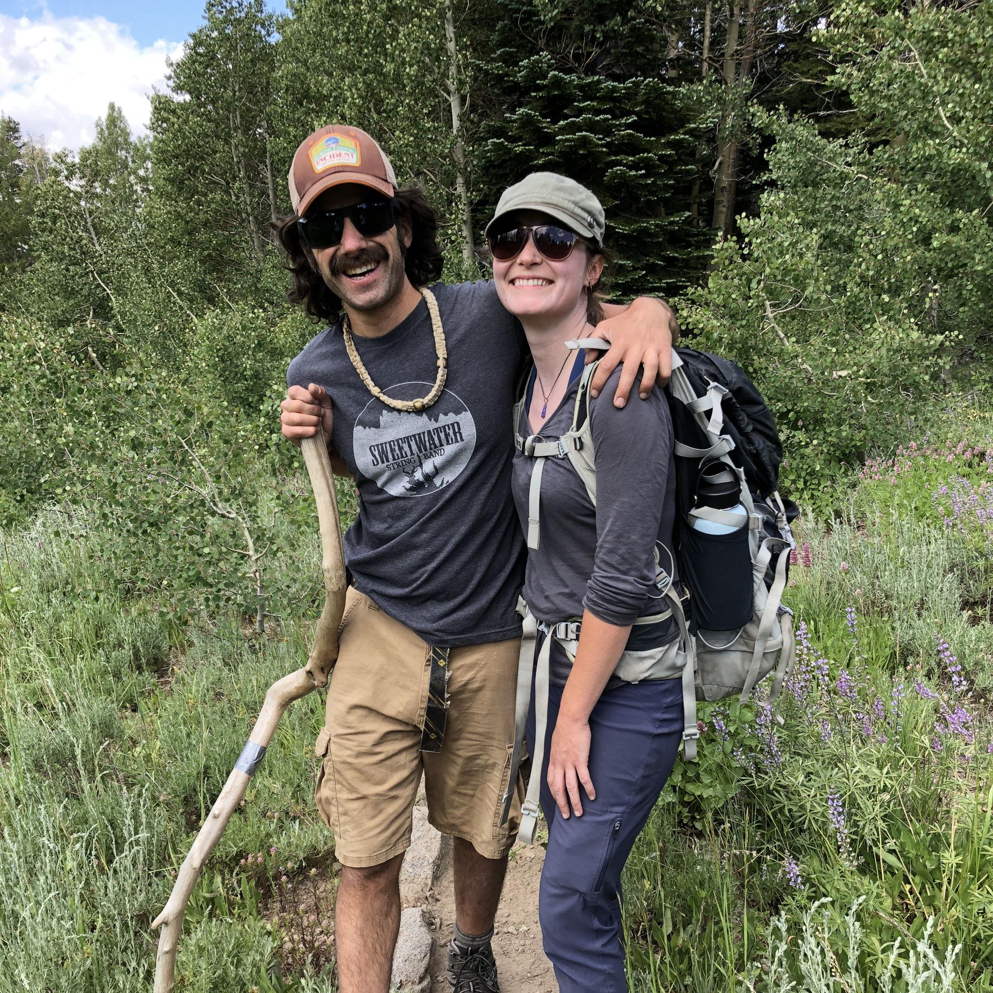 Our first backpacking trip together!