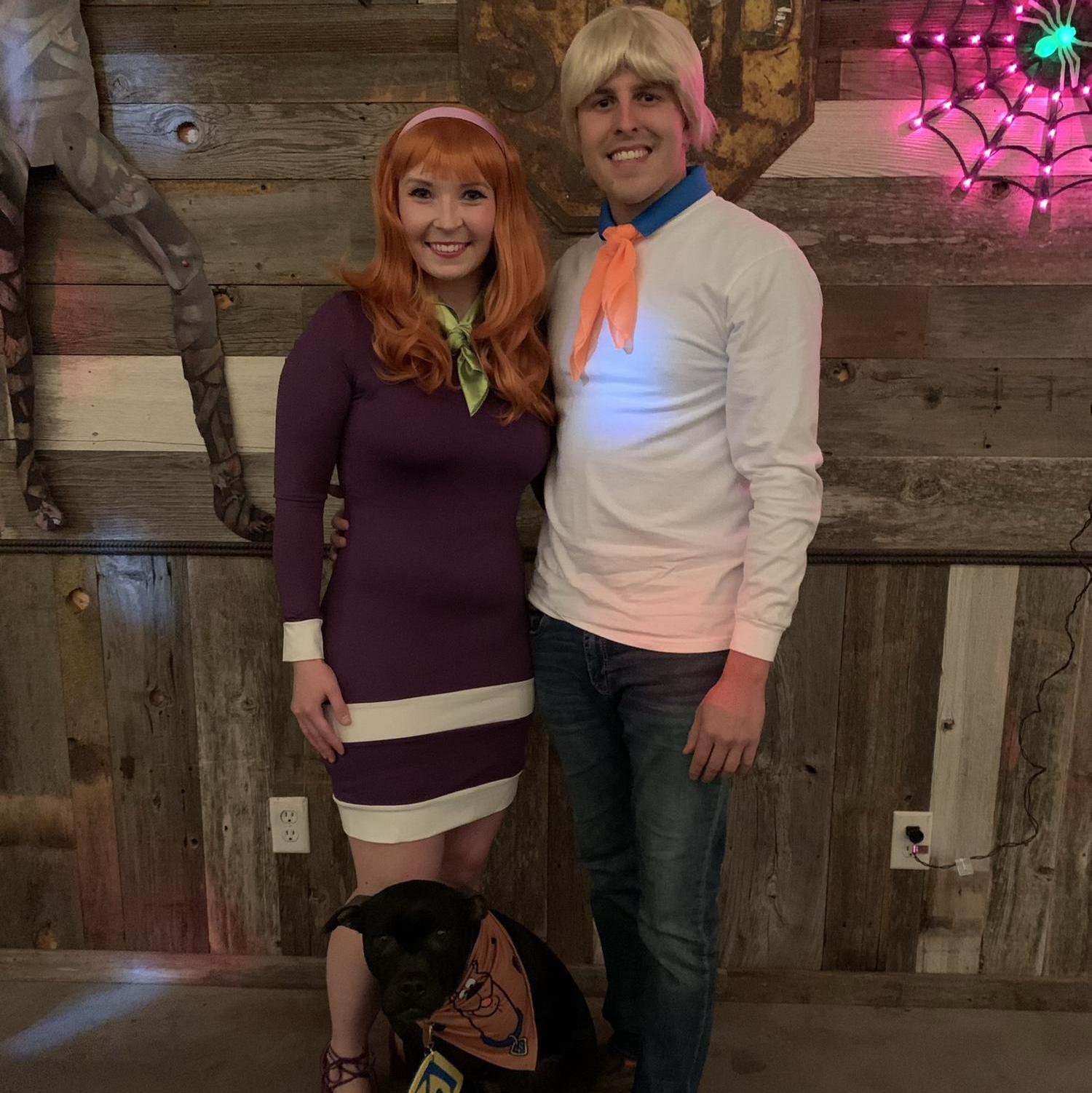 Another Halloween! Fred, Daphne and Scooby