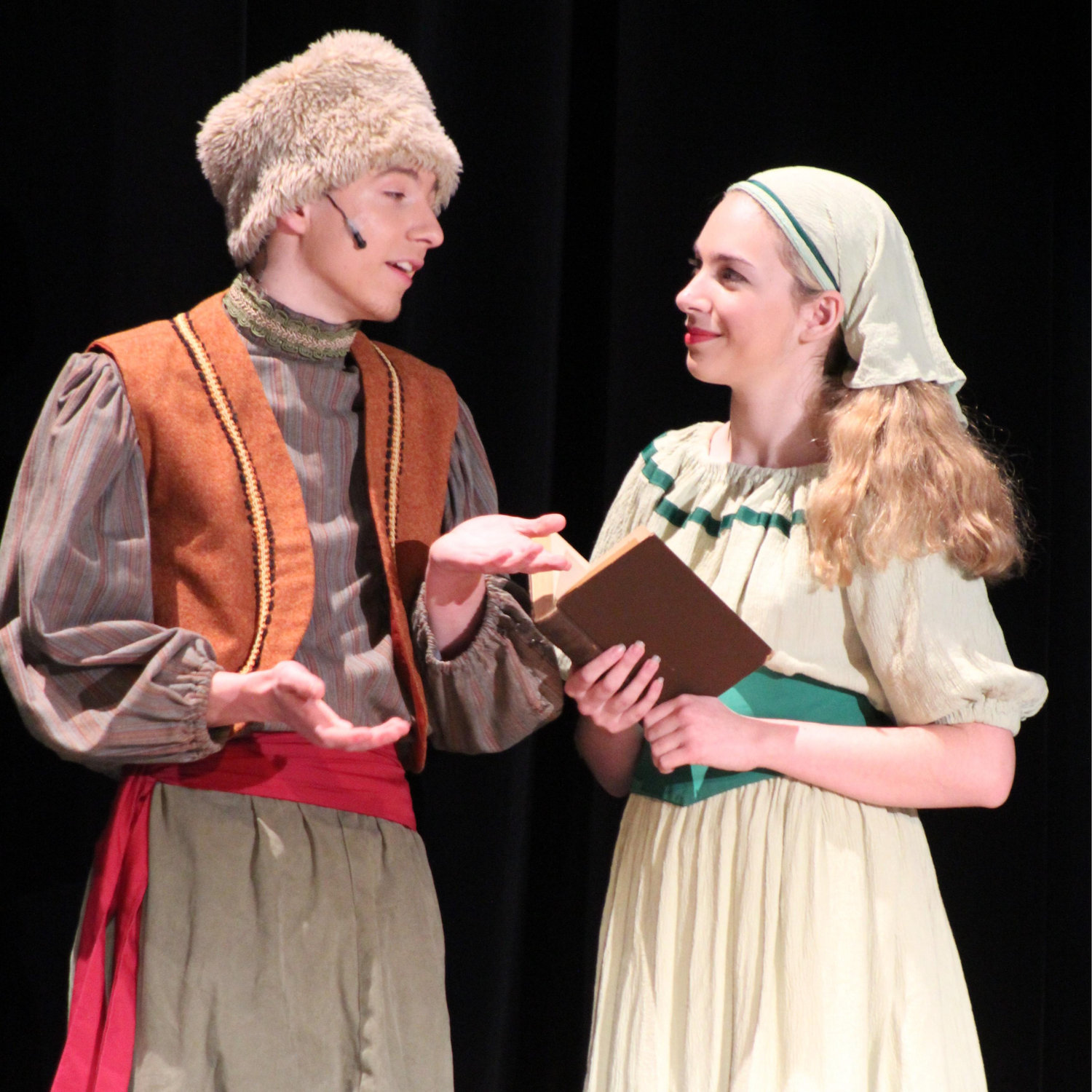 Chava and Fyedka in Fiddler On the Roof - Spring 2015