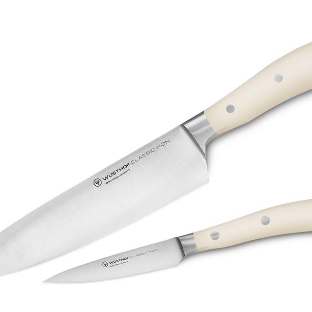 Wusthof Classic Ikon Creme 2 Piece Chef's & Paring Knife Set