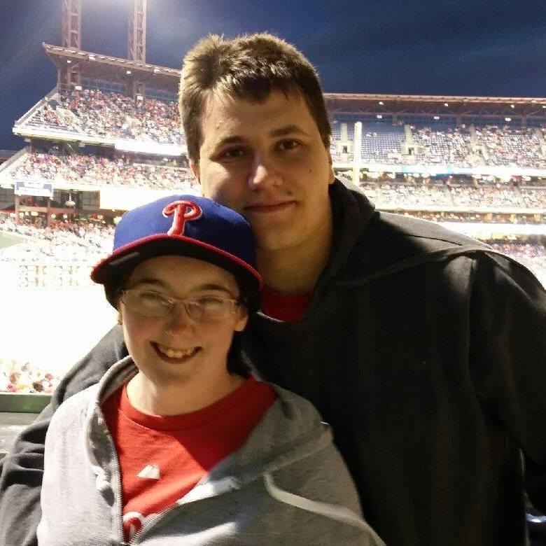 Our first Phillies game!
