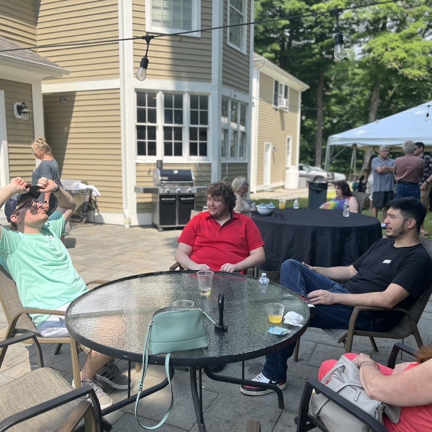 When Adam met Jacqueline’s family in CT at their family reunion