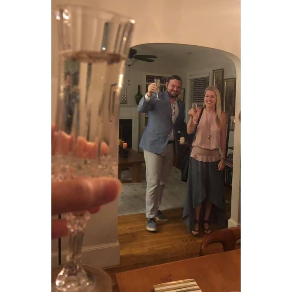 The night we got engaged. Photo by the incomparable Beth Swindell!