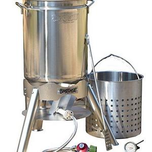 Bayou Classic 800-144 44 quart Boil and Brew Kit, Stainless