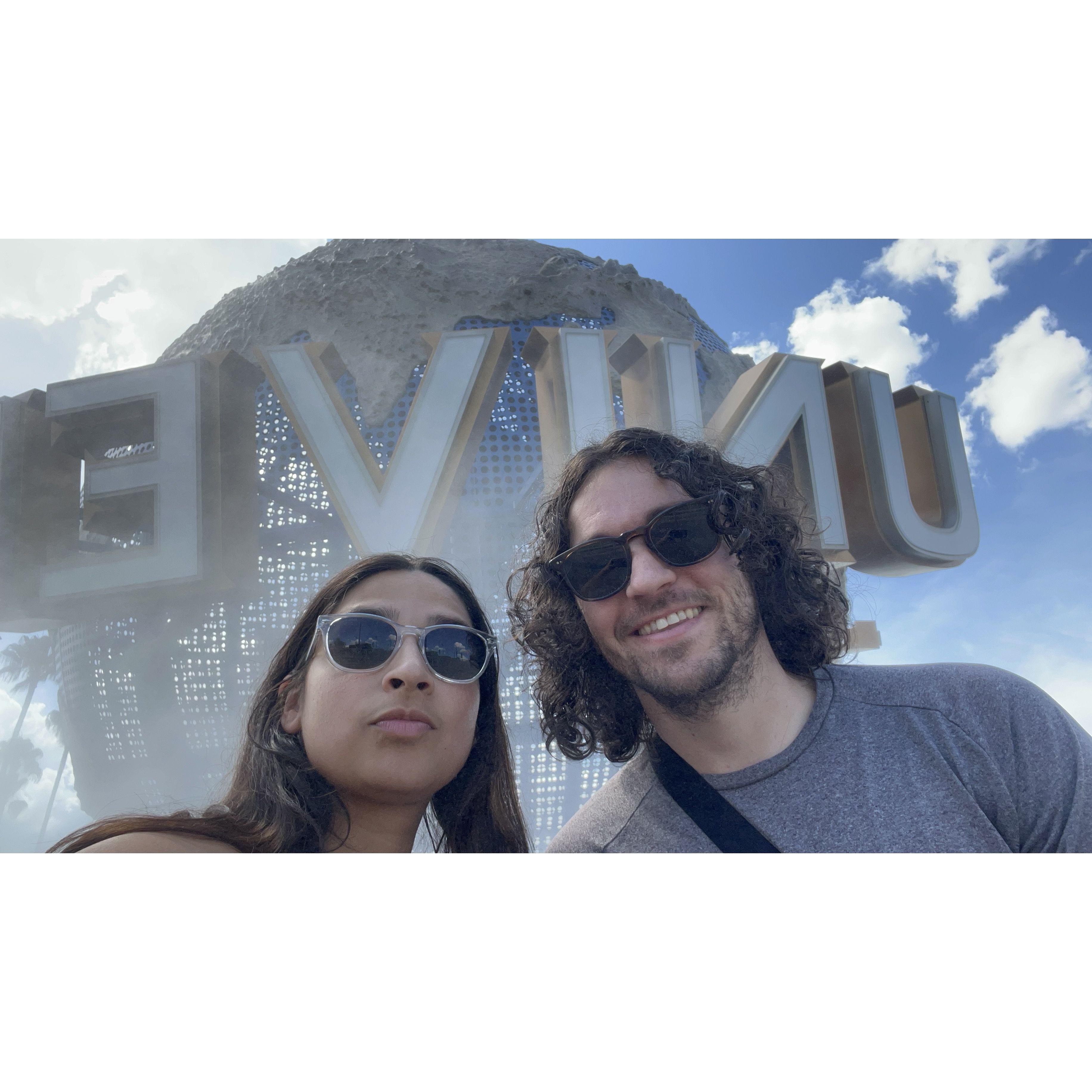 Orlando, FL. Abha and David spent the weekend at a nice resort to welcome second year of residency.