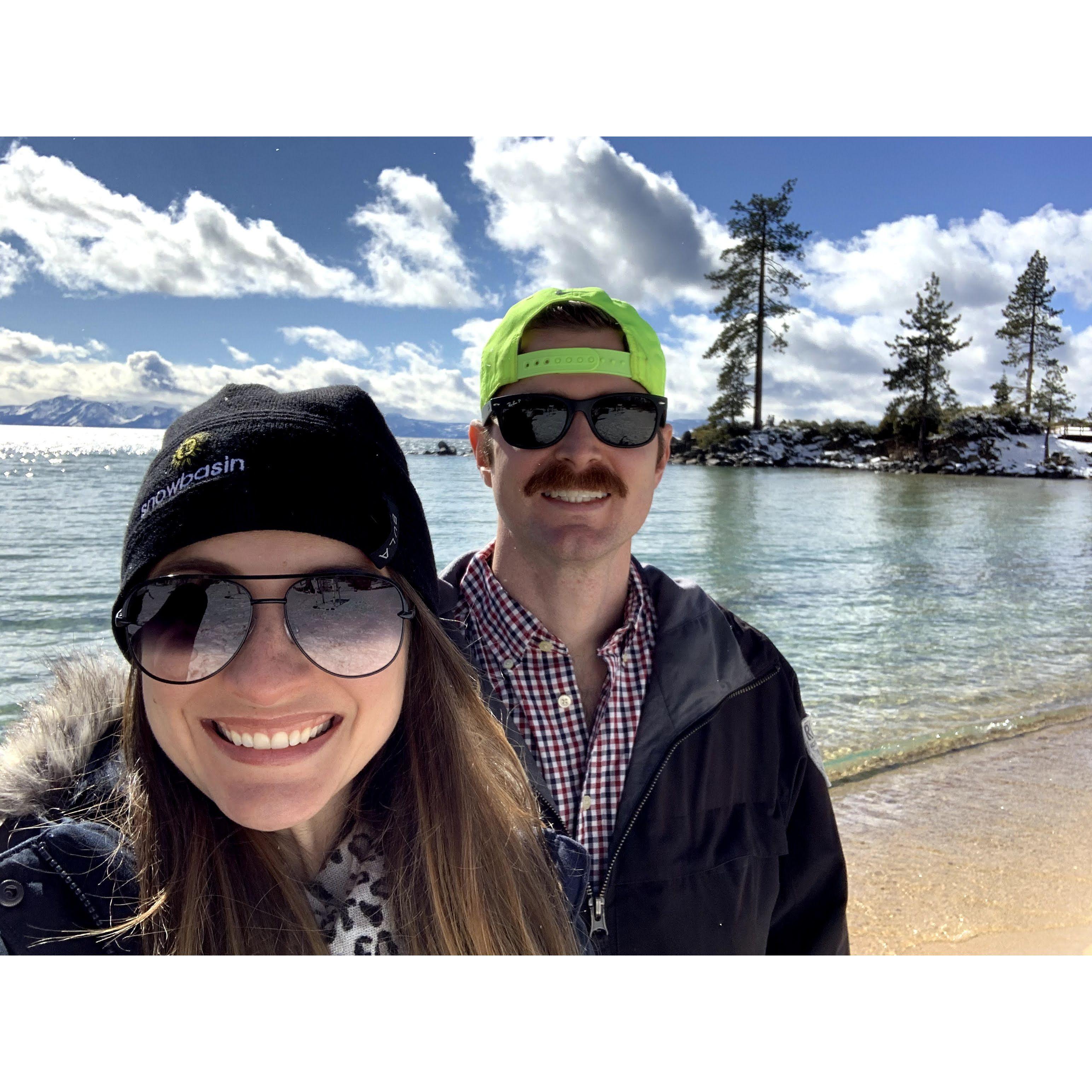 Exploring Lake Tahoe with friends!