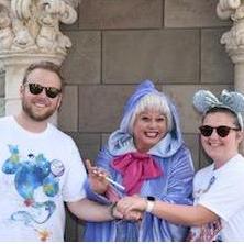 Magic added to our engagement weekend by Fairy Godmother herself