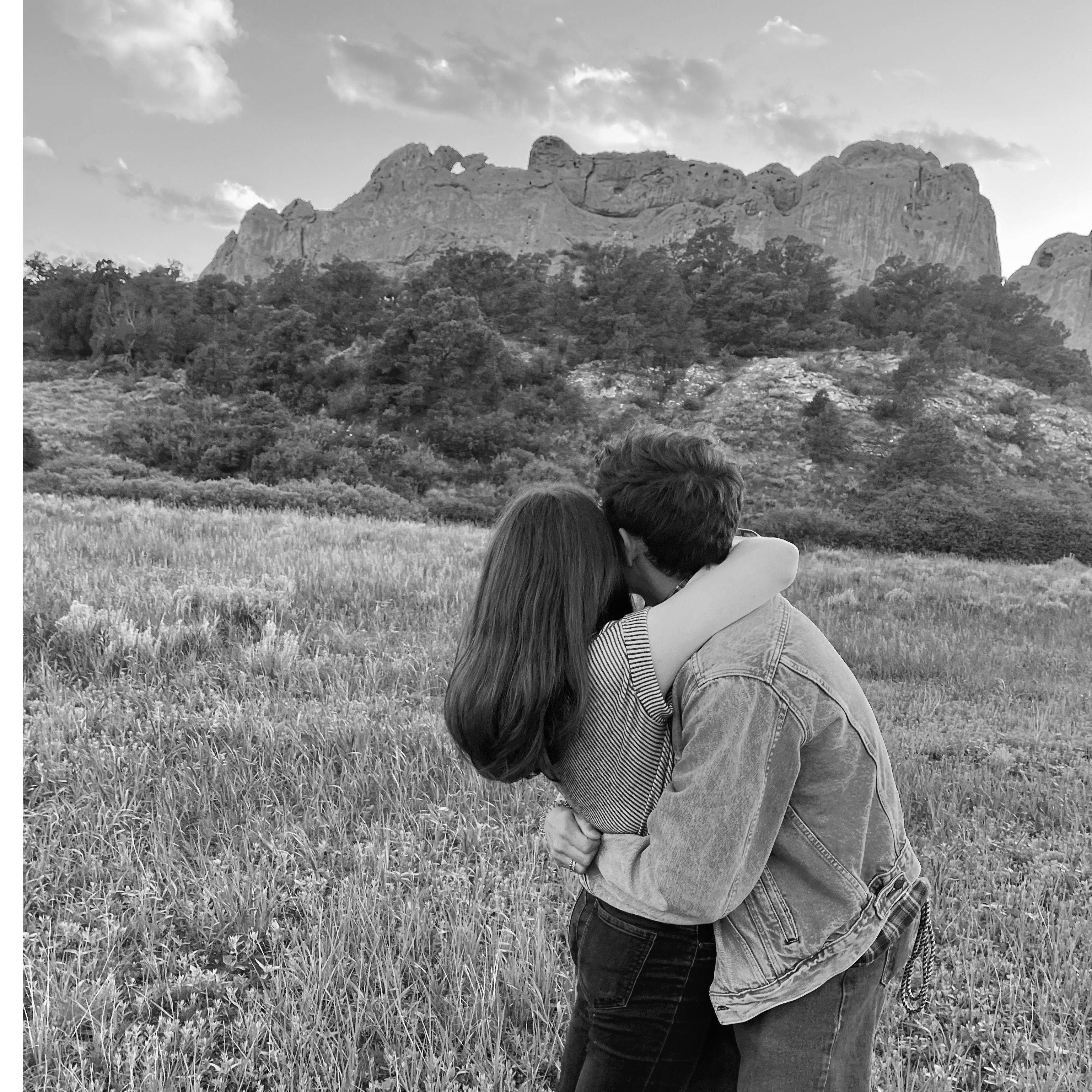 same place he proposed just one year earlier