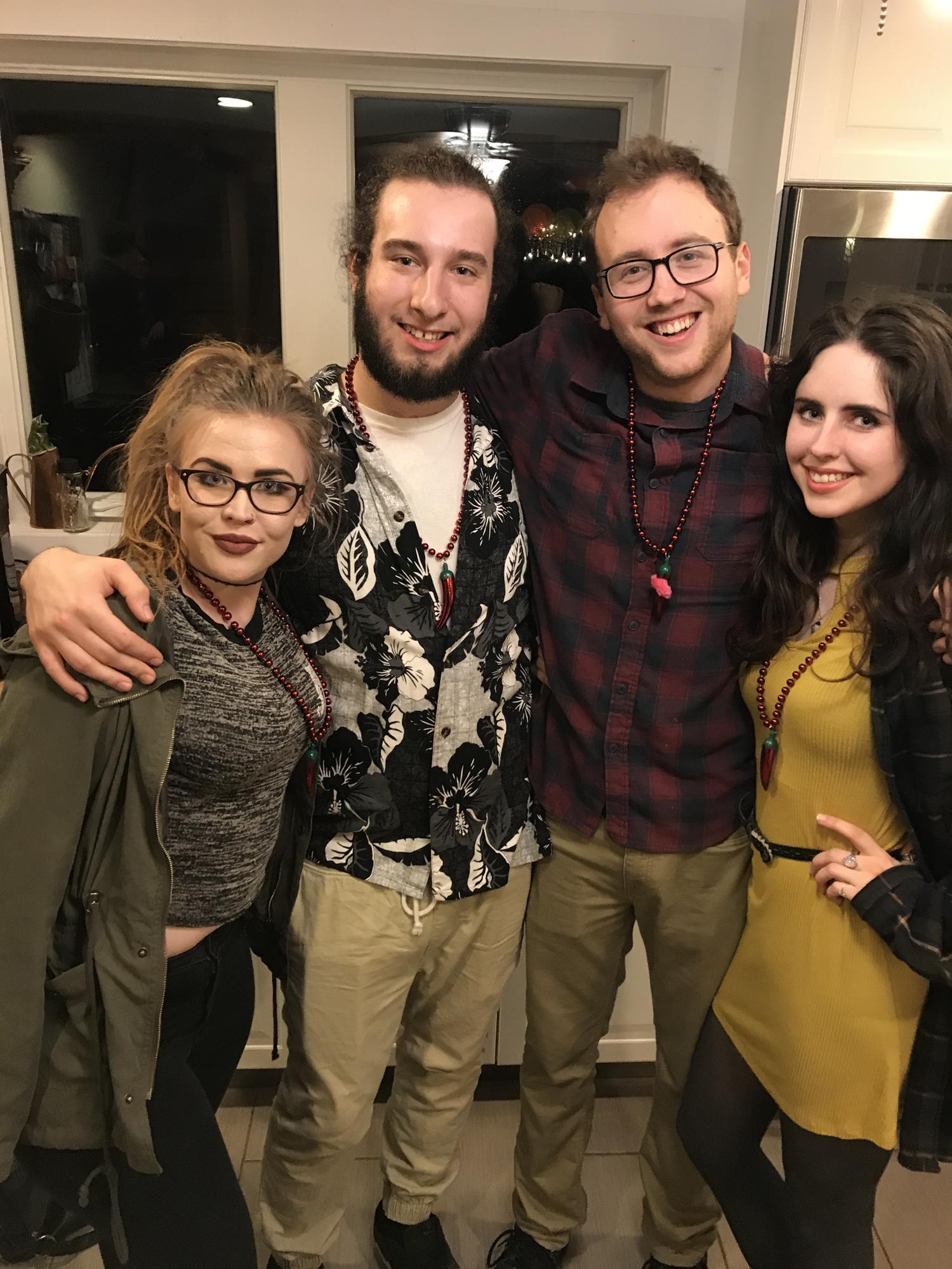 2017 • Ricky’s 21st birthday with best friends Eric and Hannah, who they also went to high-school with!