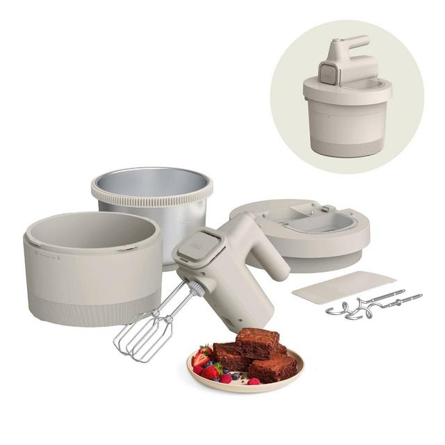 bella 3.5qt Hand and Stand Mixer Oatmilk