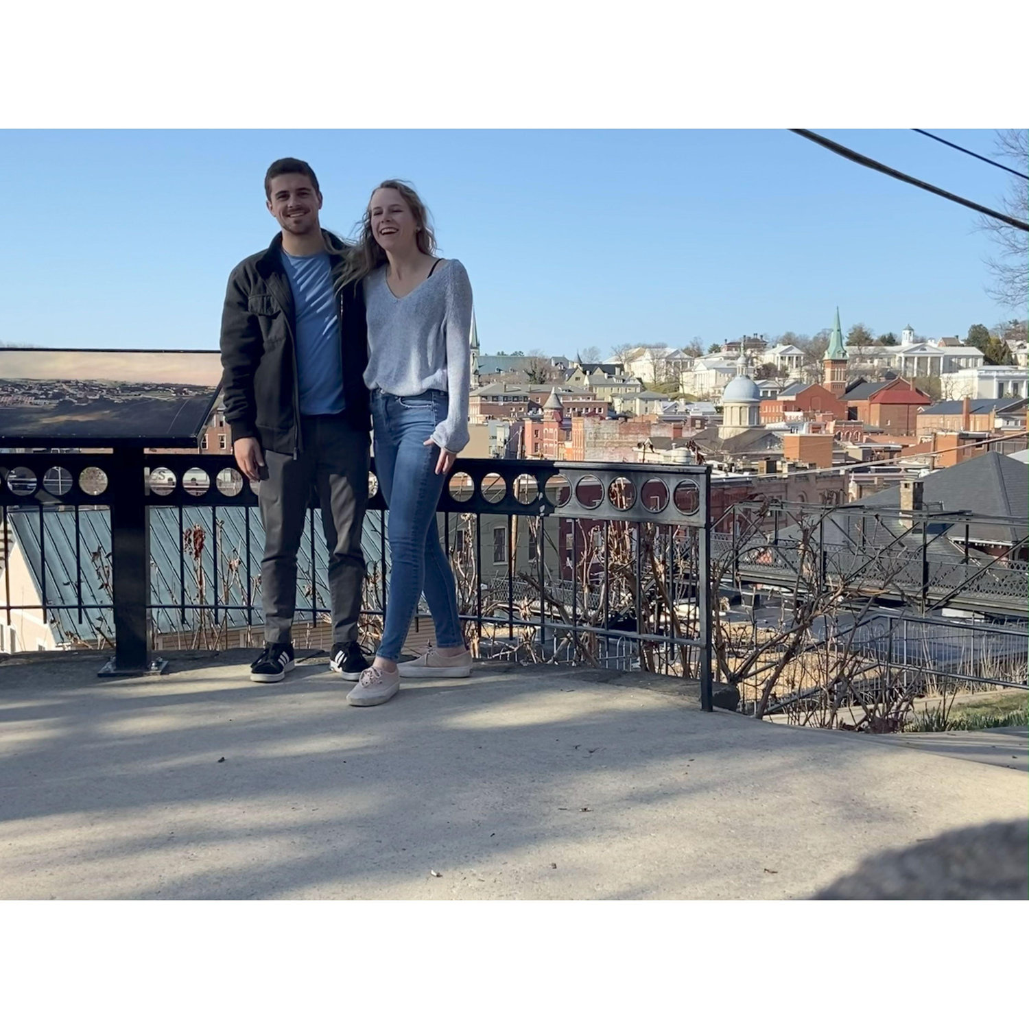 Our first solo trip together to Staunton, Virginia.
