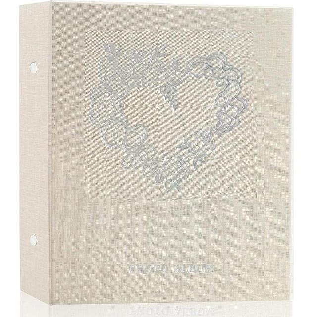 Artmag Photo Album 4x6 600 Photos Linen Cover Album Large Capacity Picture Book for Wedding Family Anniversary Holds 600 Horizontal and Vertical Photos (600 Pockets, Beige)