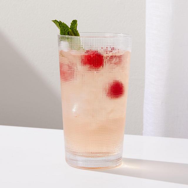 Meza 21-Ounce Handcut Highball Glass