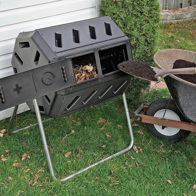 Dual-Batch Rolling Composter