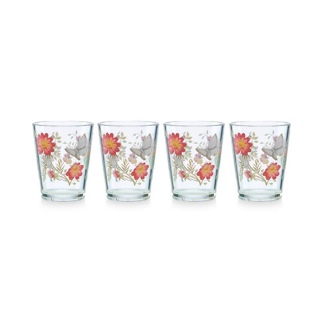 Lenox Butterfly Meadow Collection 4-Pc. Acrylic Double Old-Fashioned Drinkware Set