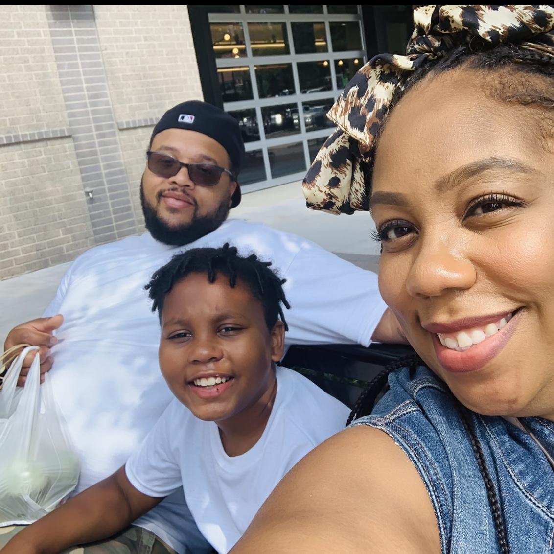 Look at my Kayden. We enjoyed the farmers market.