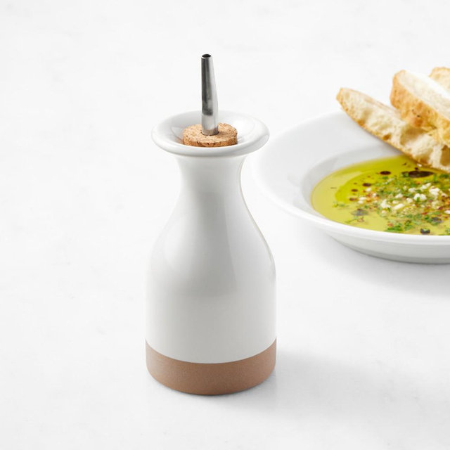 Williams Sonoma Ceramic Olive Oil Cruet, 10oz