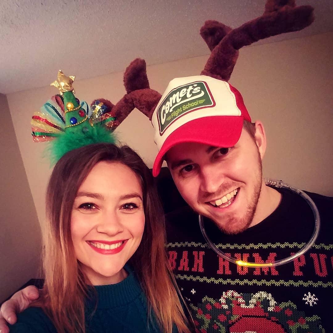 First Christmas party together!