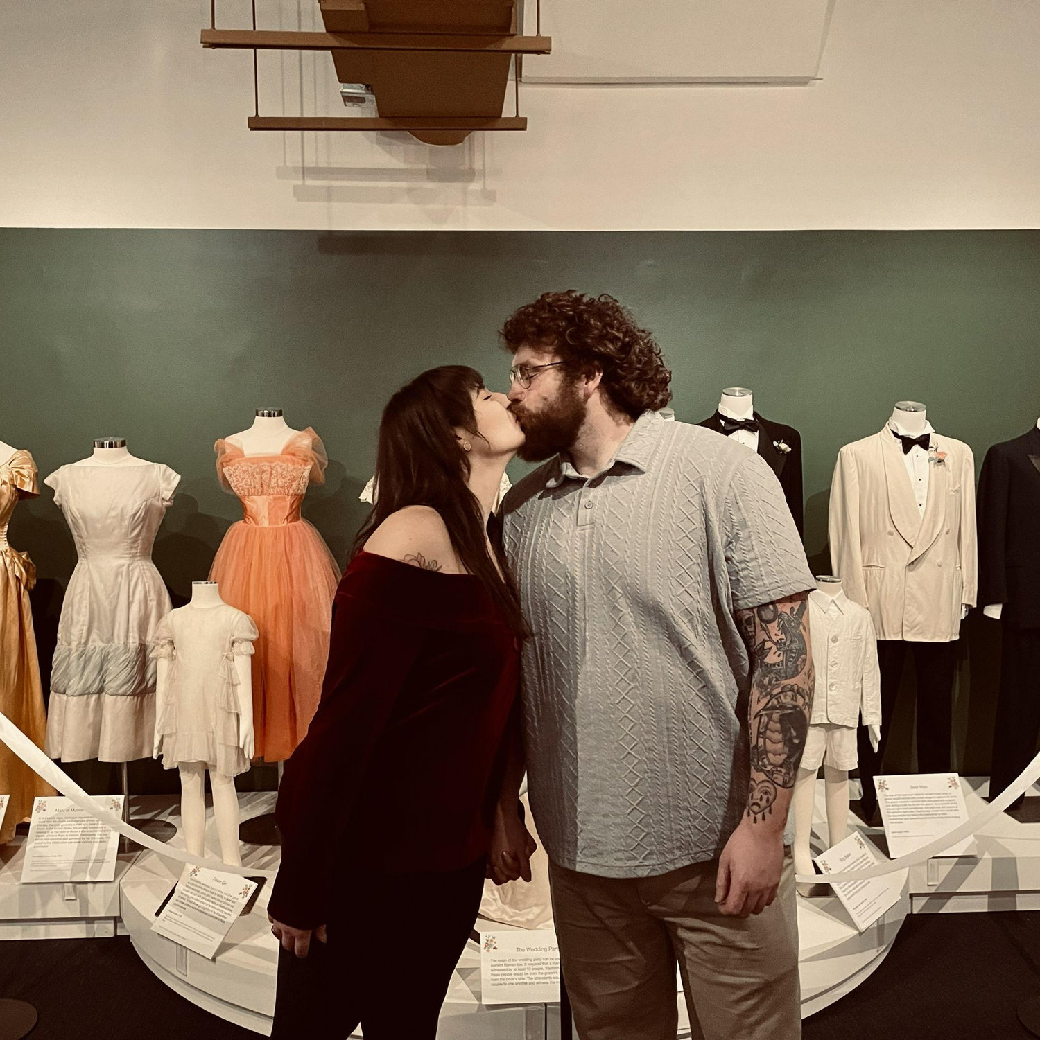 One of our favorite activities is wandering museums. We visited the Frazier History Museum to explore their "Love and Marriage" exhibit to see traditions through the years as we build our own.