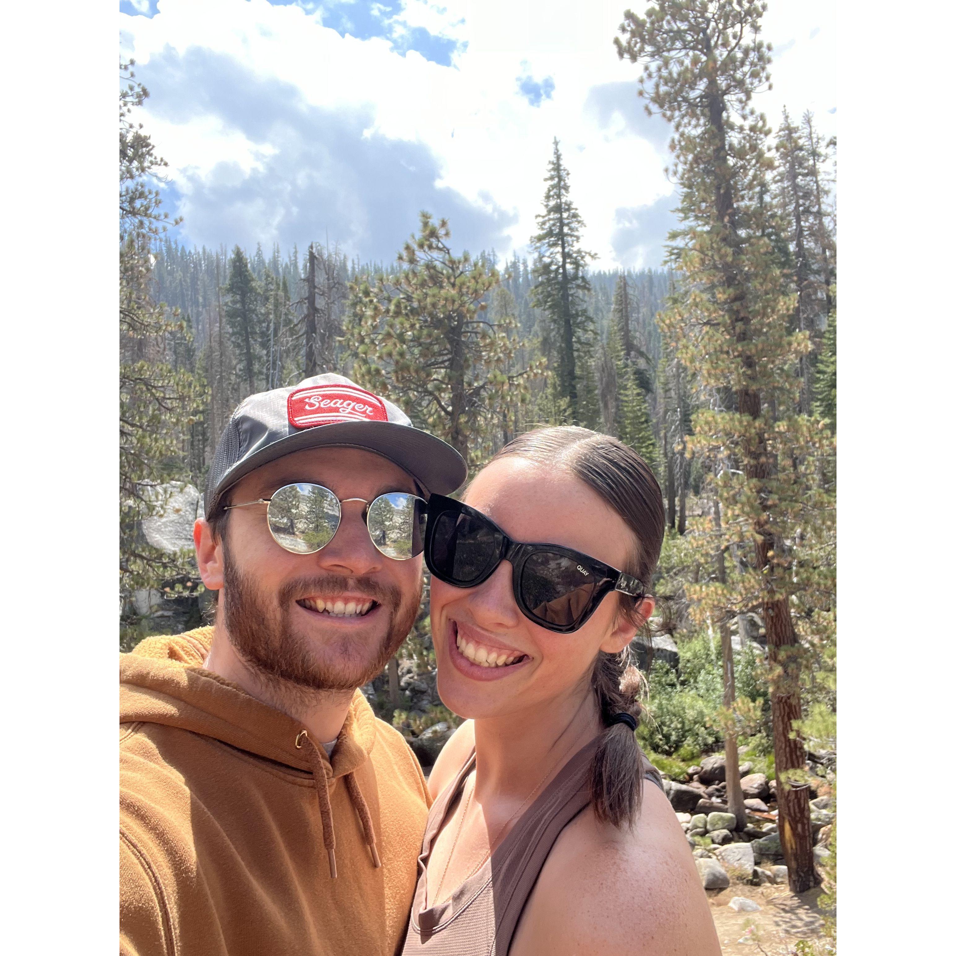 Hiking in our favorite spot in Shaver Lake :) August 2024