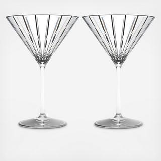 Avenue Martini Glass, Set of 2