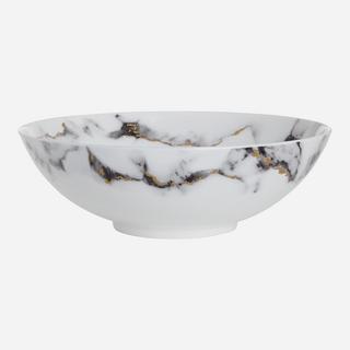 Marble Venice Fog Serving Bowl